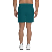 Men's Blue Athletic Long Shorts - FreshMafiaClothing