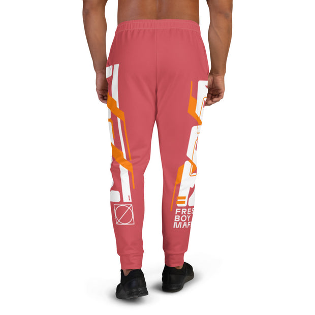 Men's Red Joggers - FreshMafiaClothing