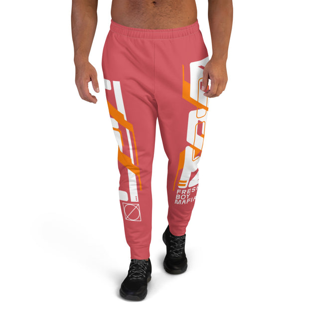 Men's Red Joggers - FreshMafiaClothing