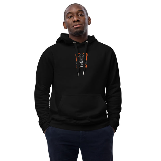 Premium black eco hoodie