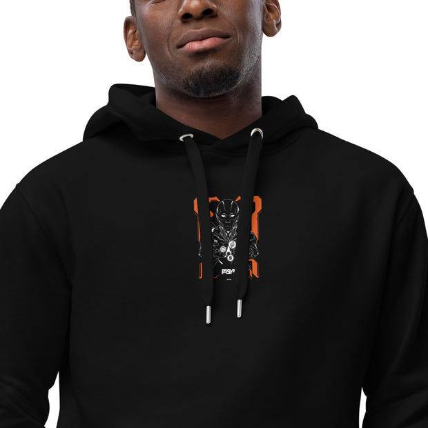 Premium black eco hoodie