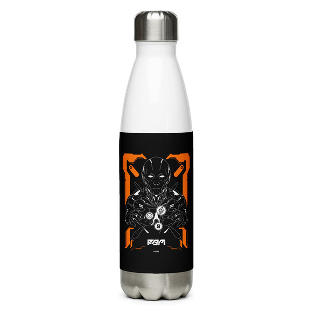 Black Stainless Steel Water Bottle - FreshMafiaClothing