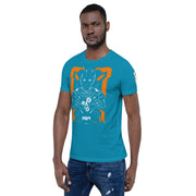 Short-Sleeve Bright Blue T-Shirt - FreshMafiaClothing