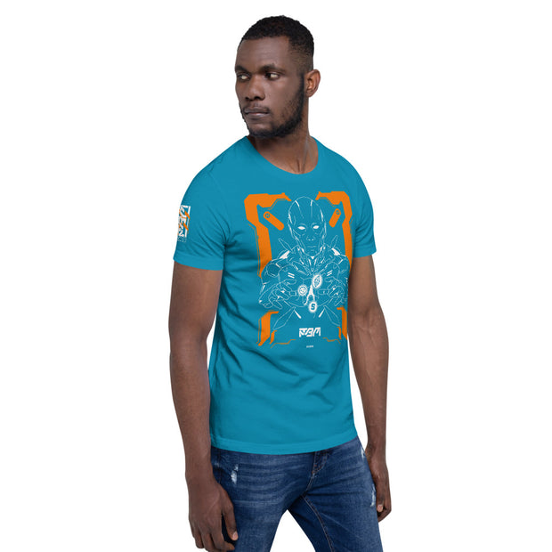 Short-Sleeve Bright Blue T-Shirt - FreshMafiaClothing