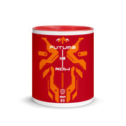 Future in Now Mug with Color Inside - FreshMafiaClothing